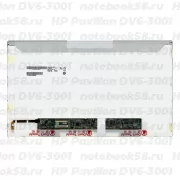 Матрица для ноутбука HP Pavilion DV6-3001 (1366x768 HD) TN, 40pin, Глянцевая