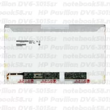 Матрица для ноутбука HP Pavilion DV6-3015sr (1366x768 HD) TN, 40pin, Глянцевая
