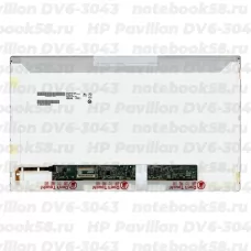 Матрица для ноутбука HP Pavilion DV6-3043 (1366x768 HD) TN, 40pin, Глянцевая