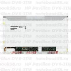 Матрица для ноутбука HP Pavilion DV6-3118 (1366x768 HD) TN, 40pin, Глянцевая