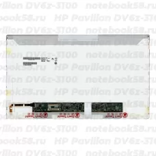 Матрица для ноутбука HP Pavilion DV6z-3100 (1366x768 HD) TN, 40pin, Глянцевая