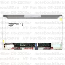 Матрица для ноутбука HP Pavilion G6-2203er (1366x768 HD) TN, 40pin, Матовая