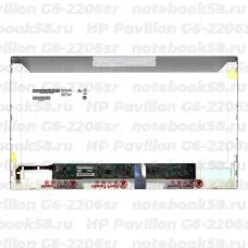 Матрица для ноутбука HP Pavilion G6-2206sr (1366x768 HD) TN, 40pin, Матовая