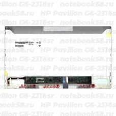 Матрица для ноутбука HP Pavilion G6-2316sr (1366x768 HD) TN, 40pin, Матовая
