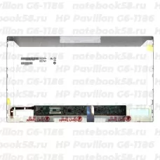 Матрица для ноутбука HP Pavilion G6-1186 (1366x768 HD) TN, 40pin, Матовая