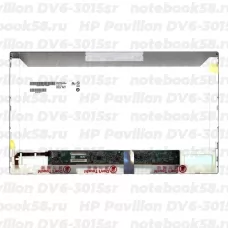 Матрица для ноутбука HP Pavilion DV6-3015sr (1366x768 HD) TN, 40pin, Матовая