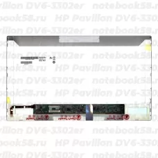 Матрица для ноутбука HP Pavilion DV6-3302er (1366x768 HD) TN, 40pin, Матовая