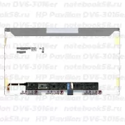 Матрица для ноутбука HP Pavilion DV6-3016er (1366x768 HD) TN, 40pin, Глянцевая