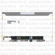 Матрица для ноутбука HP Pavilion DV6-3340 (1366x768 HD) TN, 40pin, Глянцевая