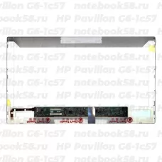 Матрица для ноутбука HP Pavilion G6-1c57 (1366x768 HD) TN, 40pin, Матовая