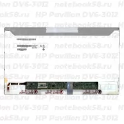 Матрица для ноутбука HP Pavilion DV6-3012 (1366x768 HD) TN, 40pin, Матовая