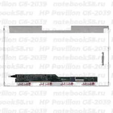 Матрица для ноутбука HP Pavilion G6-2039 (1366x768 HD) TN, 40pin, Глянцевая