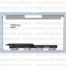 Матрица для ноутбука HP Pavilion G6-2204sr (1366x768 HD) TN, 40pin, Матовая