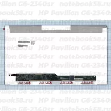 Матрица для ноутбука HP Pavilion G6-2340sr (1366x768 HD) TN, 40pin, Матовая