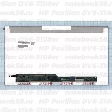 Матрица для ноутбука HP Pavilion DV6-3108er (1366x768 HD) TN, 40pin, Матовая