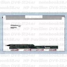 Матрица для ноутбука HP Pavilion DV6-3124er (1366x768 HD) TN, 40pin, Матовая