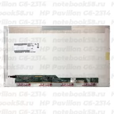Матрица для ноутбука HP Pavilion G6-2314 (1366x768 HD) TN, 40pin, Глянцевая
