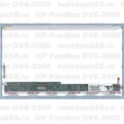 Матрица для ноутбука HP Pavilion DV6-3005 (1366x768 HD) TN, 40pin, Глянцевая