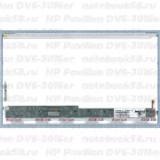 Матрица для ноутбука HP Pavilion DV6-3016er (1366x768 HD) TN, 40pin, Глянцевая