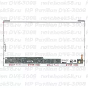 Матрица для ноутбука HP Pavilion DV6-3008 (1366x768 HD) TN, 40pin, Глянцевая