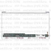 Матрица для ноутбука HP Pavilion DV6-3014 (1366x768 HD) TN, 40pin, Глянцевая