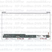 Матрица для ноутбука HP Pavilion DV6-3017nr (1366x768 HD) TN, 40pin, Глянцевая