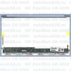 Матрица для ноутбука HP Pavilion G6-1000 (1366x768 HD) TN, 40pin, Глянцевая