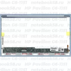 Матрица для ноутбука HP Pavilion G6-1151 (1366x768 HD) TN, 40pin, Глянцевая