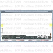 Матрица для ноутбука HP Pavilion DV6-3001 (1366x768 HD) TN, 40pin, Глянцевая