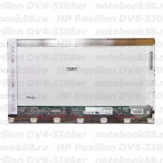 Матрица для ноутбука HP Pavilion DV6-3305er (1366x768 HD) TN, 40pin, Глянцевая