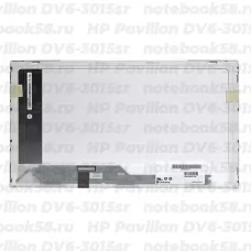Матрица для ноутбука HP Pavilion DV6-3015sr (1366x768 HD) TN, 40pin, Глянцевая