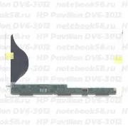 Матрица для ноутбука HP Pavilion DV6-3012 (1366x768 HD) TN, 40pin, Матовая