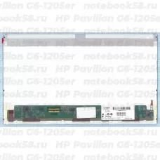 Матрица для ноутбука HP Pavilion G6-1205er (1366x768 HD) TN, 40pin, Матовая