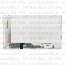 Матрица для ноутбука HP Pavilion G6-1116 (1366x768 HD) TN, 40pin, Матовая