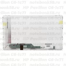 Матрица для ноутбука HP Pavilion G6-1c71 (1366x768 HD) TN, 40pin, Глянцевая