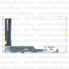 Матрица для ноутбука HP Pavilion G6-2040nr (1366x768 HD) TN, 40pin, Матовая