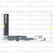 Матрица для ноутбука HP Pavilion DV6-3017nr (1366x768 HD) TN, 40pin, Матовая