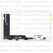 Матрица для ноутбука HP Pavilion DV6-3005 (1366x768 HD) TN, 40pin, Матовая