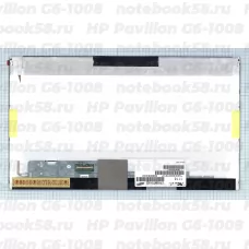 Матрица для ноутбука HP Pavilion G6-1008 (1366x768 HD) TN, 40pin, Матовая