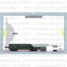 Матрица для ноутбука HP Pavilion G6-2331er (1366x768 HD) TN, 40pin, Матовая