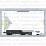 Матрица для ноутбука HP Pavilion DV6-3000 (1366x768 HD) TN, 40pin, Матовая