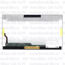 Матрица для ноутбука HP Pavilion G6-1c71 (1366x768 HD) TN, 40pin, Глянцевая