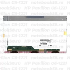Матрица для ноутбука HP Pavilion G6-1221 (1366x768 HD) TN, 40pin, Глянцевая