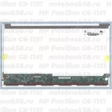 Матрица для ноутбука HP Pavilion G6-1151 (1366x768 HD) TN, 40pin, Глянцевая