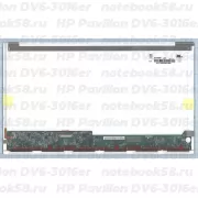 Матрица для ноутбука HP Pavilion DV6-3016er (1366x768 HD) TN, 40pin, Глянцевая