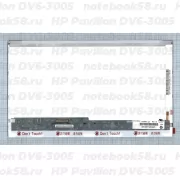 Матрица для ноутбука HP Pavilion DV6-3005 (1366x768 HD) TN, 40pin, Глянцевая