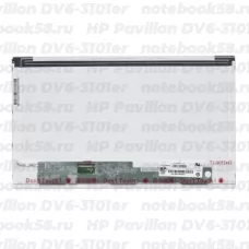 Матрица для ноутбука HP Pavilion DV6-3101er (1366x768 HD) TN, 40pin, Матовая