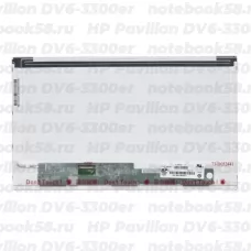 Матрица для ноутбука HP Pavilion DV6-3300er (1366x768 HD) TN, 40pin, Матовая