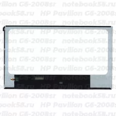 Матрица для ноутбука HP Pavilion G6-2008sr (1366x768 HD) TN, 40pin, Глянцевая