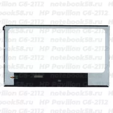 Матрица для ноутбука HP Pavilion G6-2112 (1366x768 HD) TN, 40pin, Глянцевая